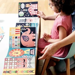 Activity Sticker Set - Circus with 750 Repositionable Stickers by Poppik
