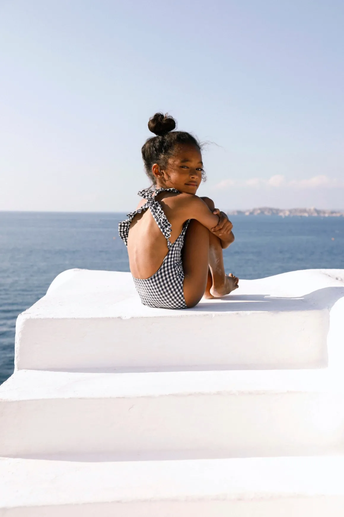 ALBA One Piece Swimwear | Vichy Blue