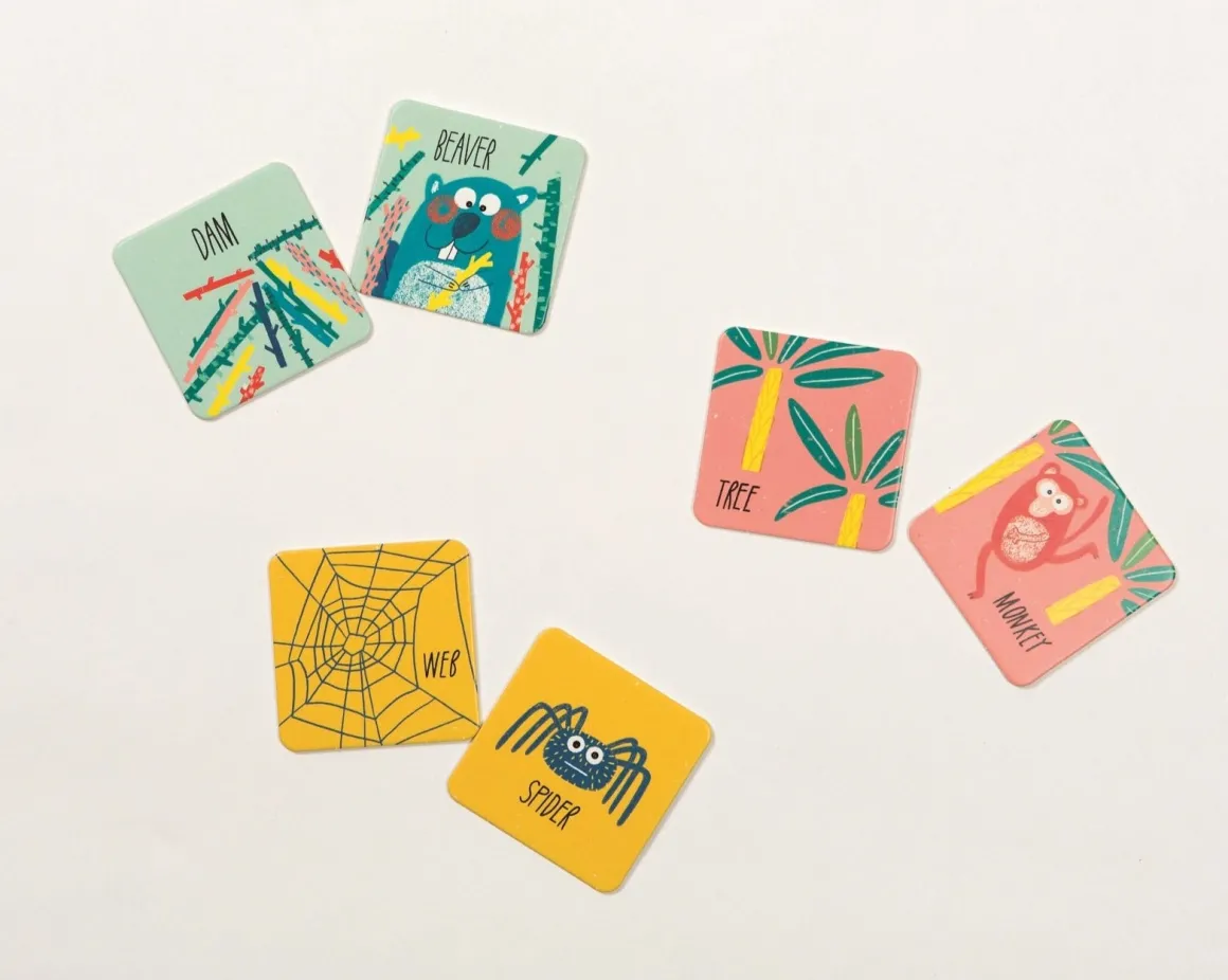 Animals at Home Matching Game