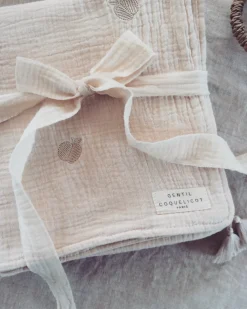 Apple Embroidered Baby Blanket