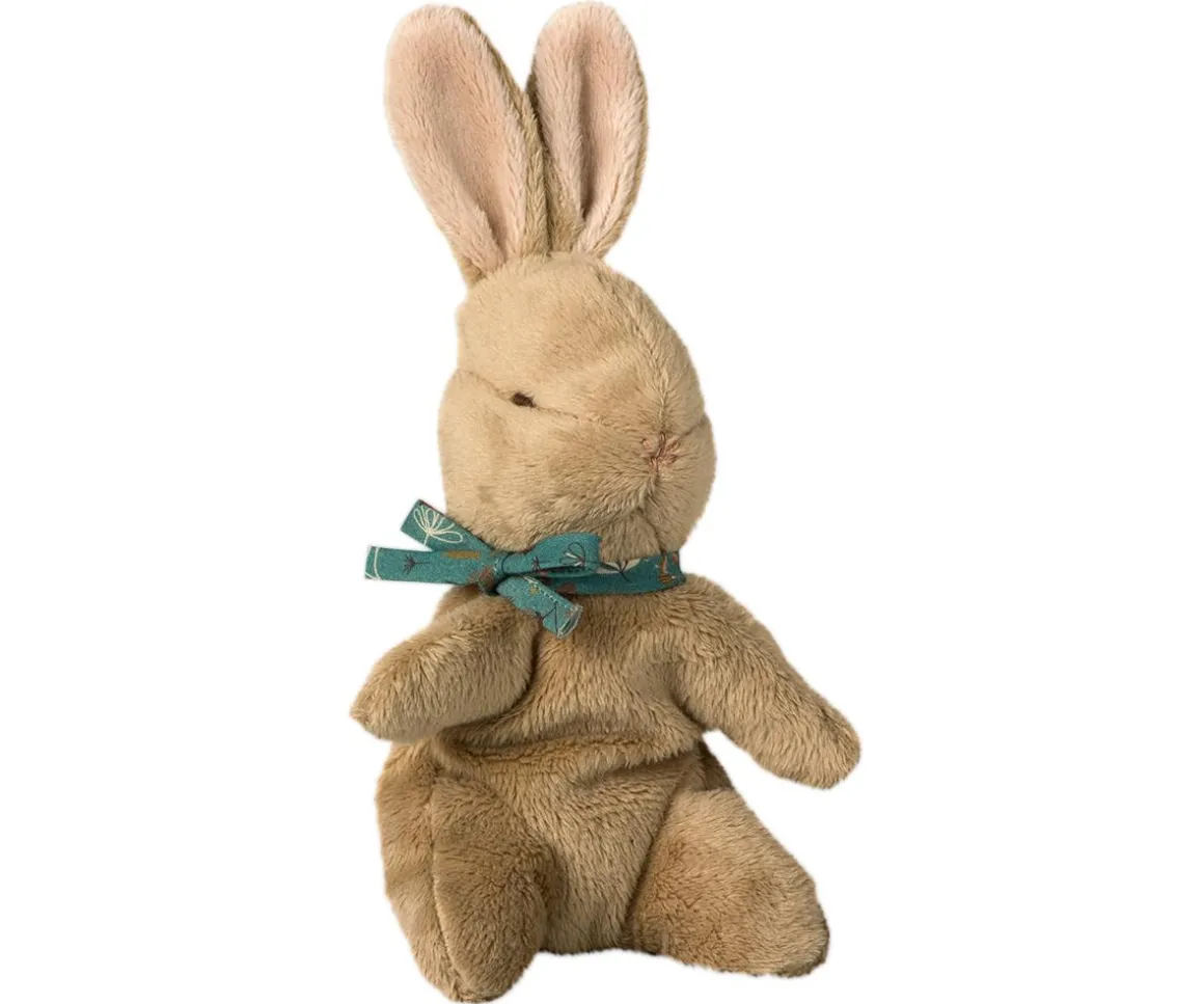 Baby Bunny with Blue Ribbon