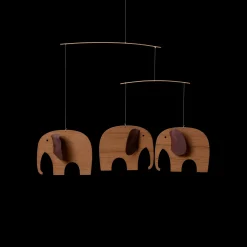 Baby Elephants 3, Mini Wood Mobile