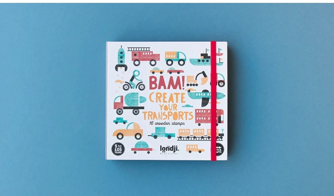 Bam! Transports Stamps Set