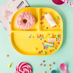 Bambino Divided Tray - Lemon by Ekobo