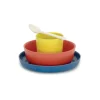 Bamboo Kid Dinner Set Emi - Lemon / Tomato / Royal Blue / White by Ekobo
