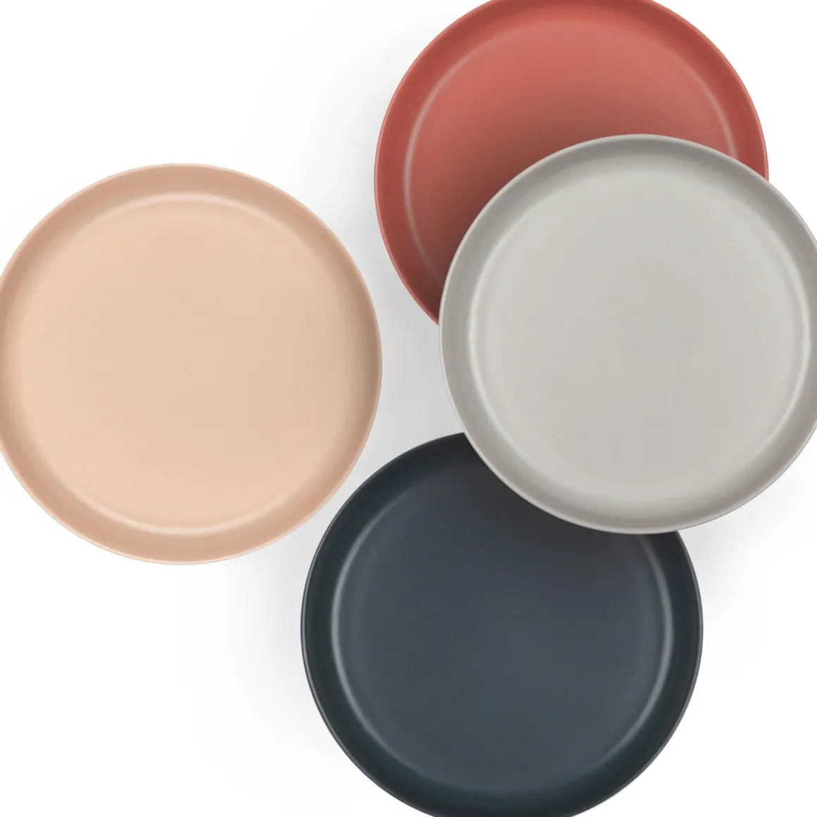 Bamboo Plate Set SCANDI | Blush, Cloud, Storm, Terracotta