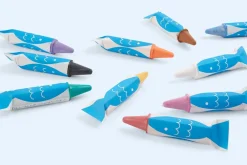 Bath Crayons Set 10 Colours with Sponge
