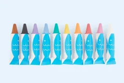 Bath Crayons Set 10 Colours with Sponge
