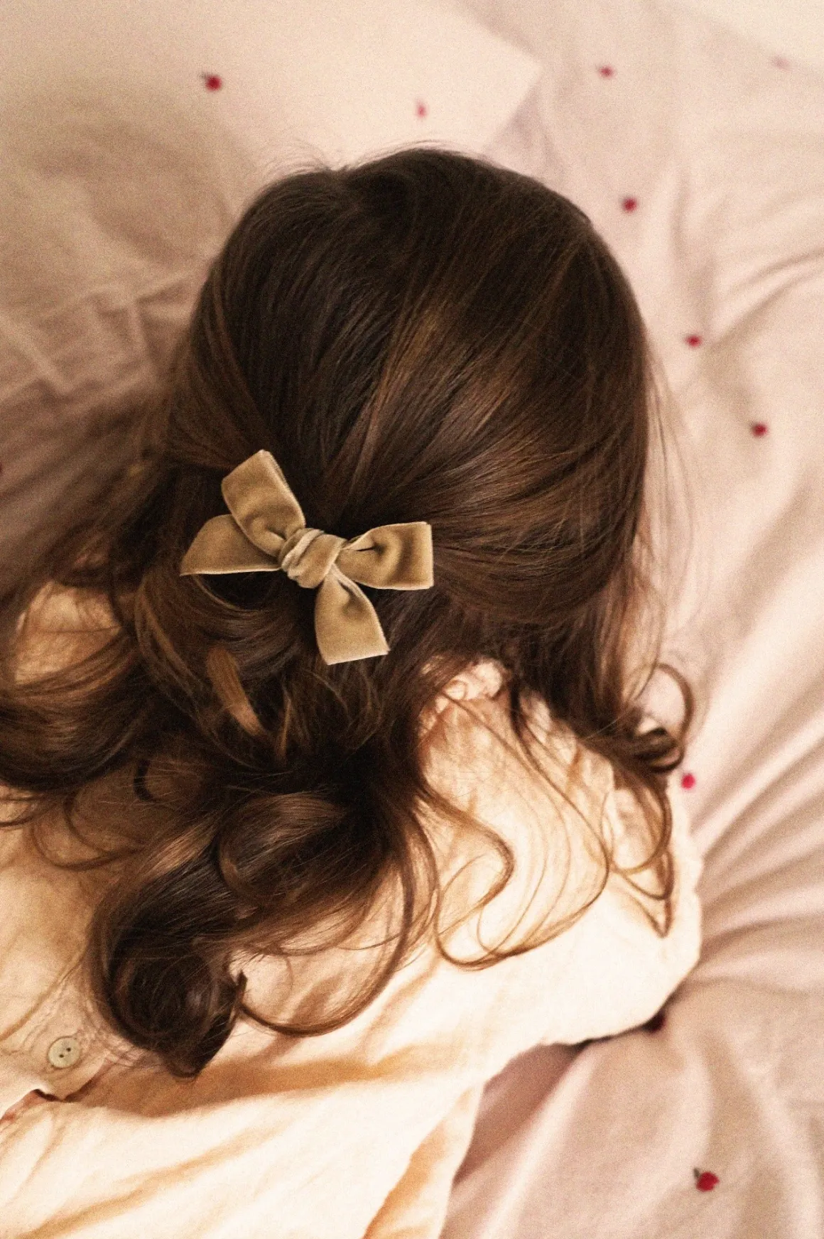 Beige Hair Clip Set