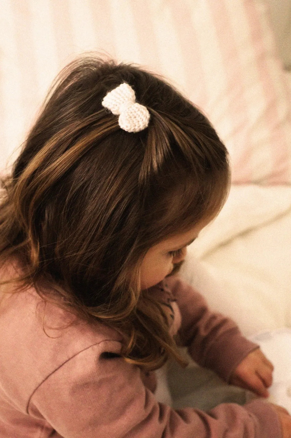 Beige Hair Clip Set