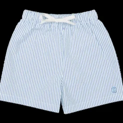 BIARRITZ Seersucker Swim Shorts | Slate