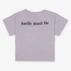 Big Smile Lilas Organic Cotton Short Sleeve T-shirt