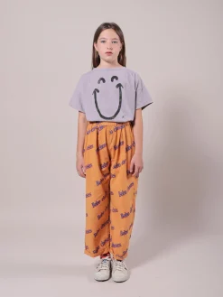 Big Smile Lilas Organic Cotton Short Sleeve T-shirt