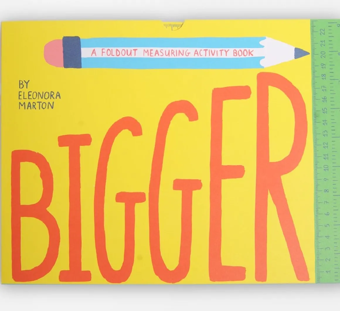 Bigger - A Foldout Measuring Activity Book