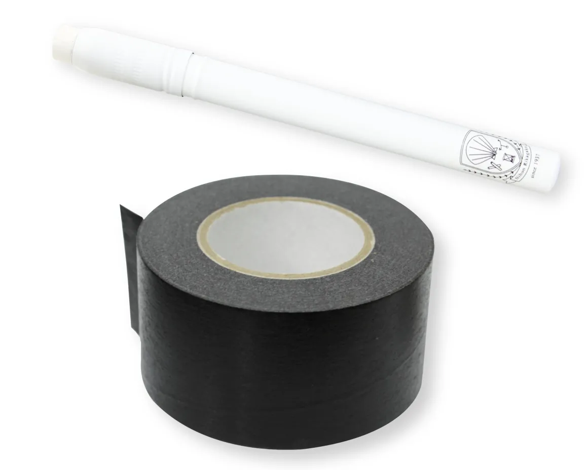 Blackboard Tape Black & Chalk Set 30mm by Kitpas