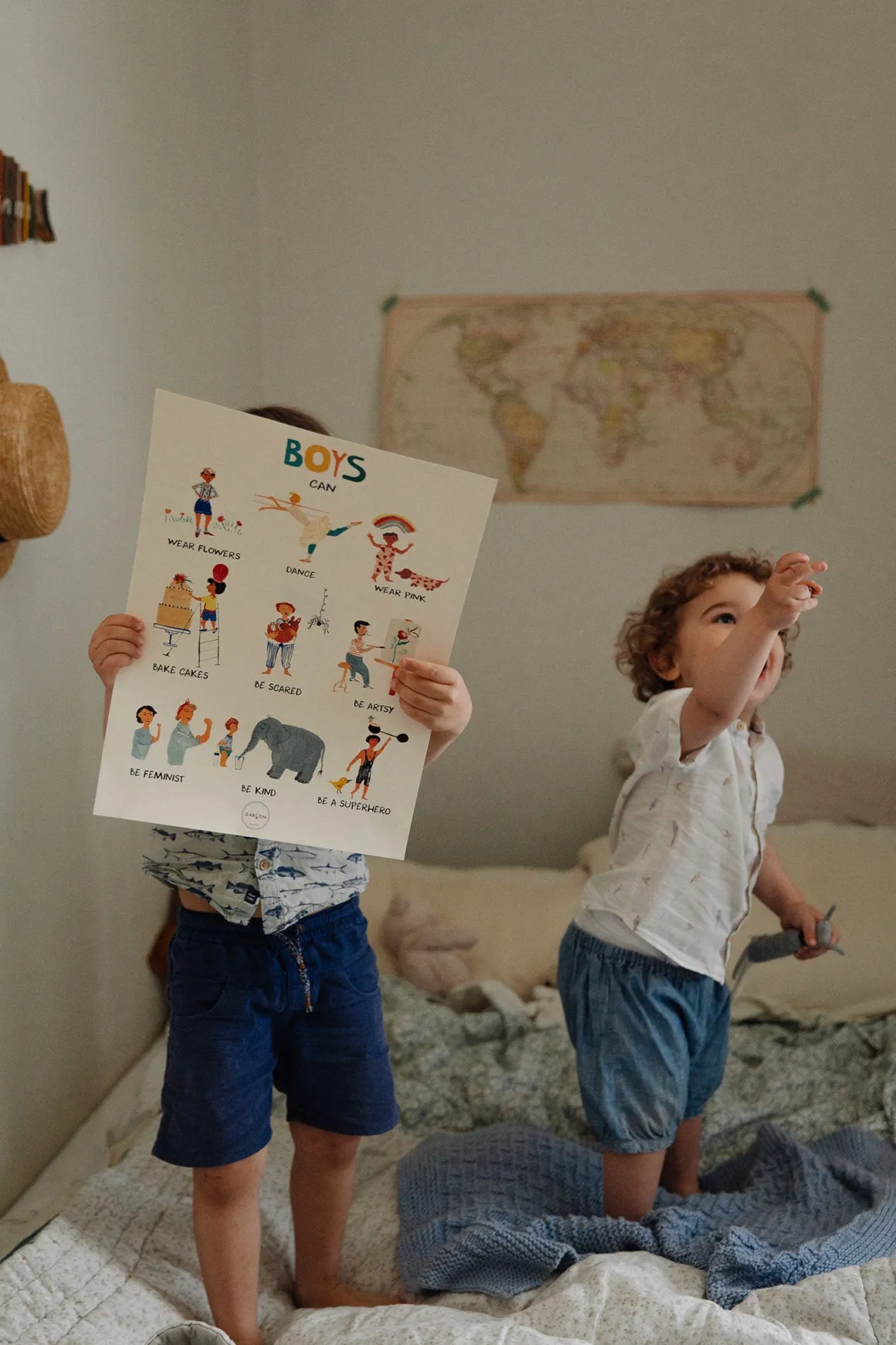 ‘Boys Can’ Poster by Garcon Milano