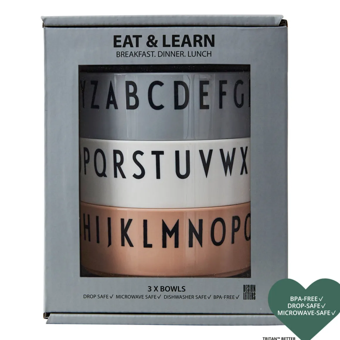Breakfast. Dinner. Lunch in Nude by Design Letters