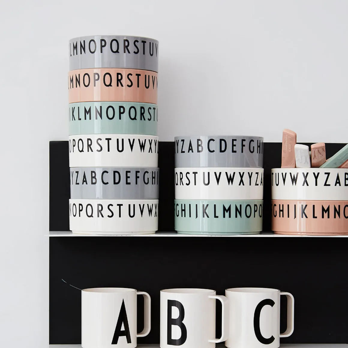 Breakfast. Dinner. Lunch in Nude by Design Letters