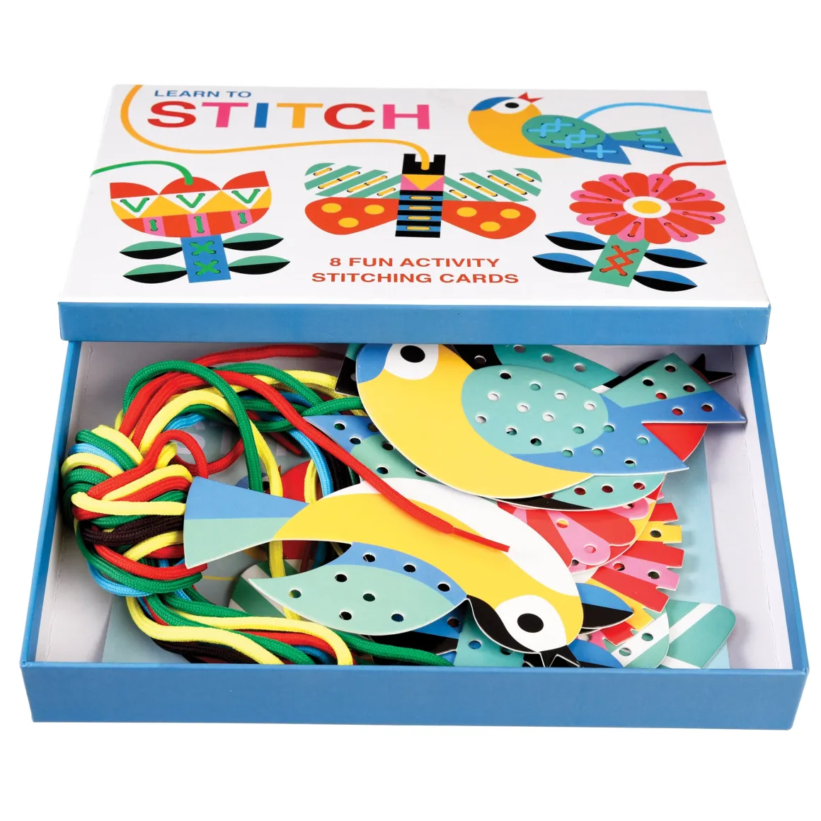 Cardboard Learn To Stitch Activity - Lacing Cards