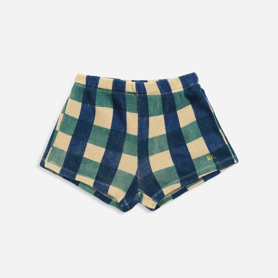 Checkered Organic Cotton Shorts