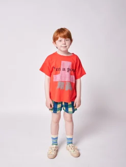 Checkered Organic Cotton Shorts