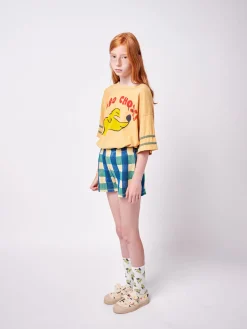 Checkered Organic Cotton Shorts