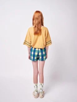 Checkered Organic Cotton Shorts