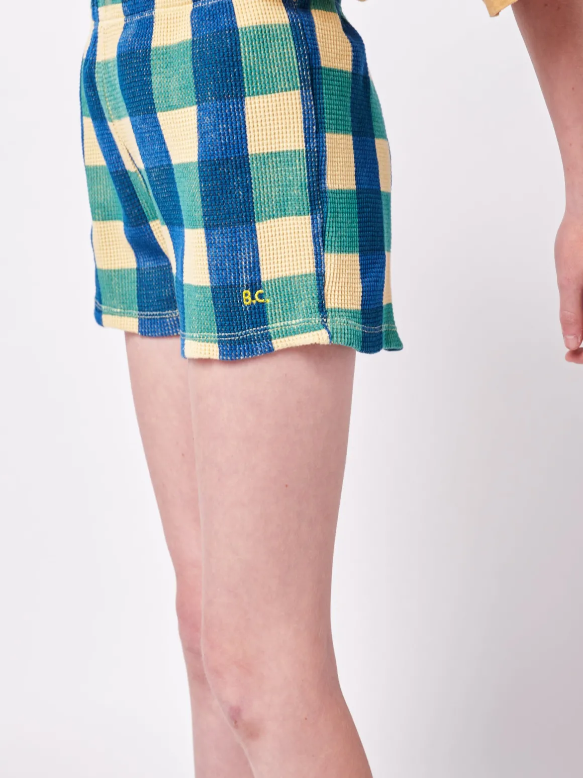 Checkered Organic Cotton Shorts