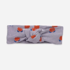 Chocolate Flower Print Headband
