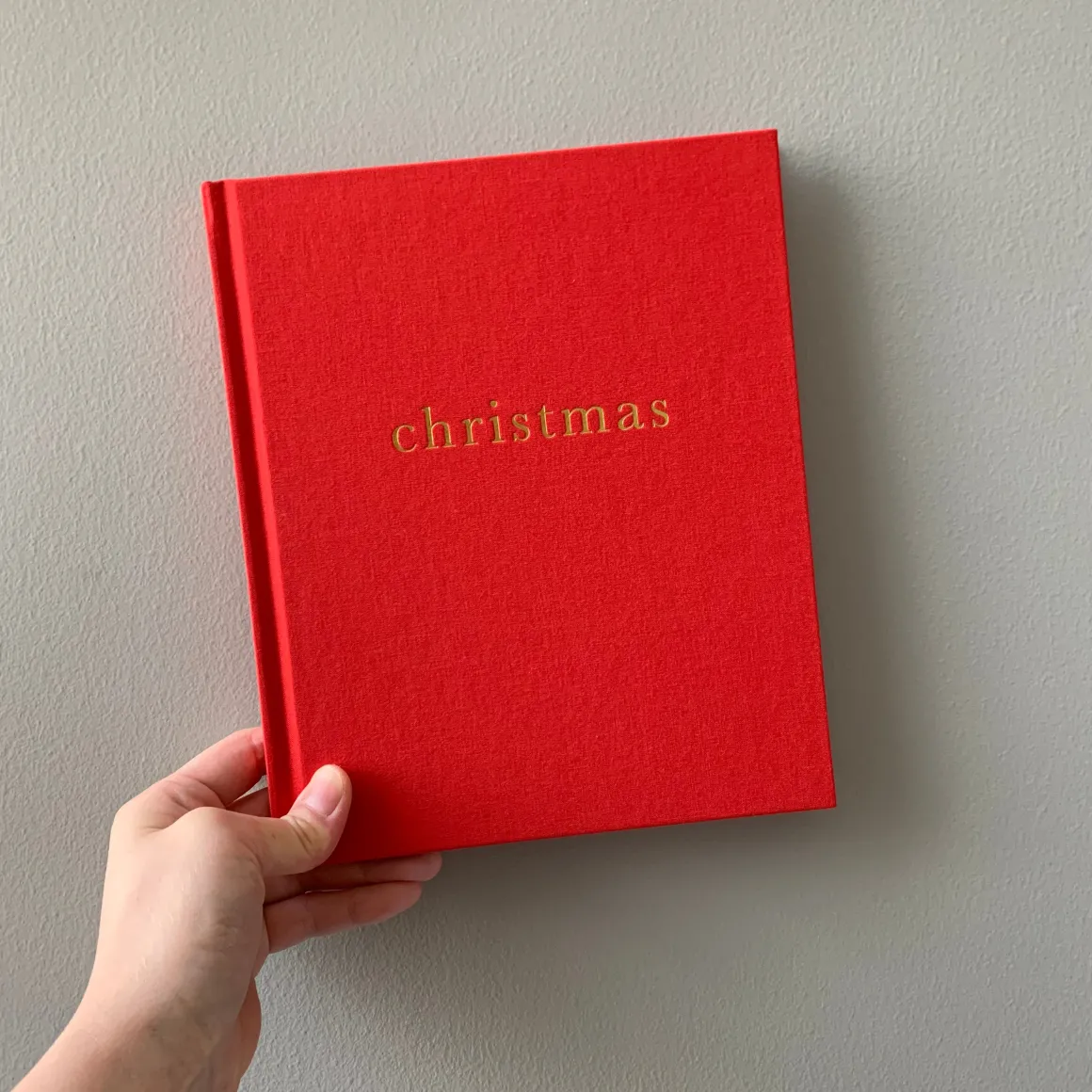 Christmas - Family Christmas Book RED by Write To Me