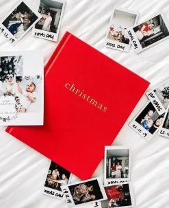 Christmas - Family Christmas Book RED by Write To Me