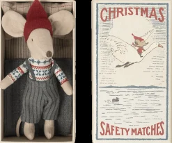 Christmas Mouse in Matchbox - Big Brother