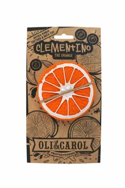 Clementino the Orange 100% Natural Rubber Teether by Oli & Carol