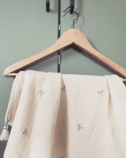 Clover Embroidered Baby Blanket