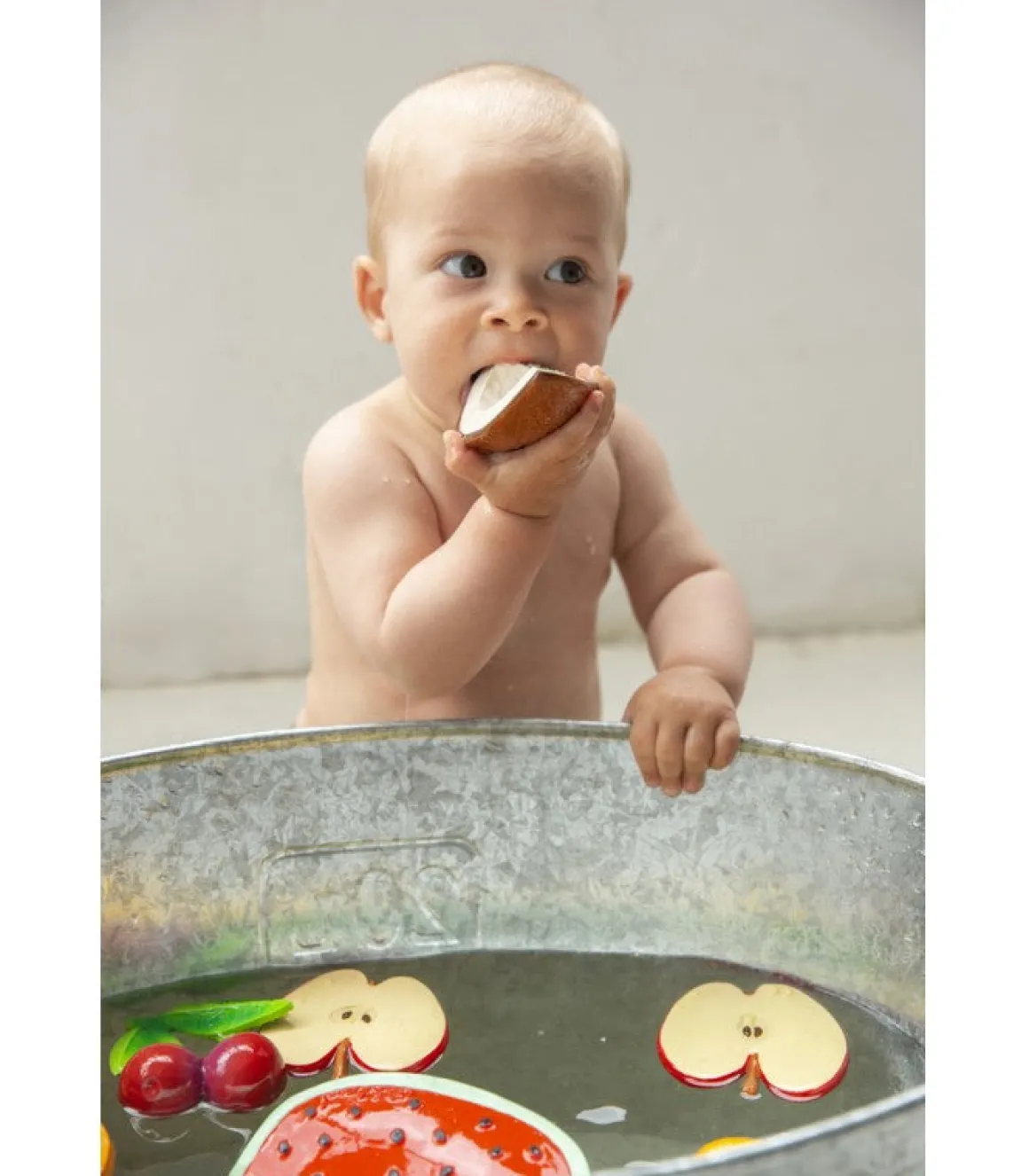 Coco the Coconut 100% Natural Rubber Teether by Oli & Carol