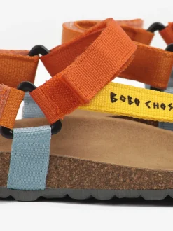 Colour Block Straps Sandals