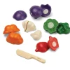 5 Colour Wooden Veggie Set
