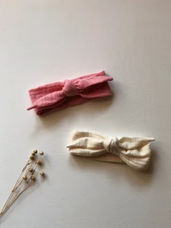 Cotton Gauze Headband for Minikane x Gordis 34cm Dolls | Milk