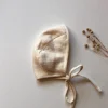 Cotton Gauze Round Bonnet for Minikane x Gordis 34cm Dolls | Milk