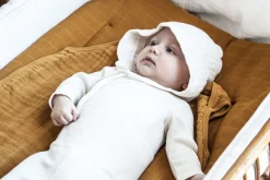 Cotton Muslin Baby Bonnet | Blush