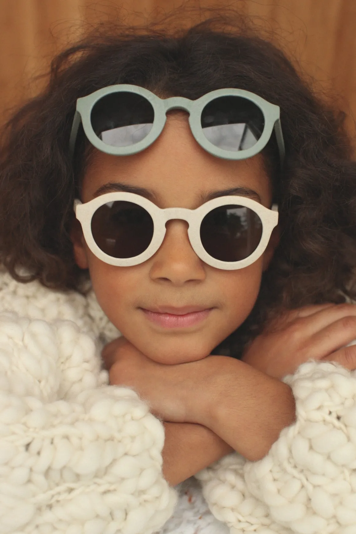 Cream Children Sunglasses | Sage