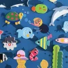 Creative Play Bath Stickers & Poster Set | Aquarium