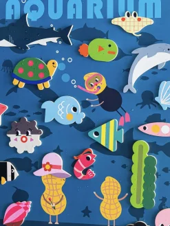 Creative Play Bath Stickers & Poster Set | Aquarium