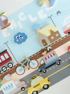 Creative Play Bath Stickers & Poster Set | Cars