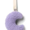 Cuddly Pacifier Holder | Teddy Purple Rain