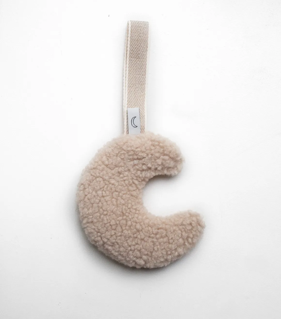 Cuddly Pacifier Holder | Teddy Beige