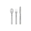 Cutlery Set We Love Animals - Brushed Steel