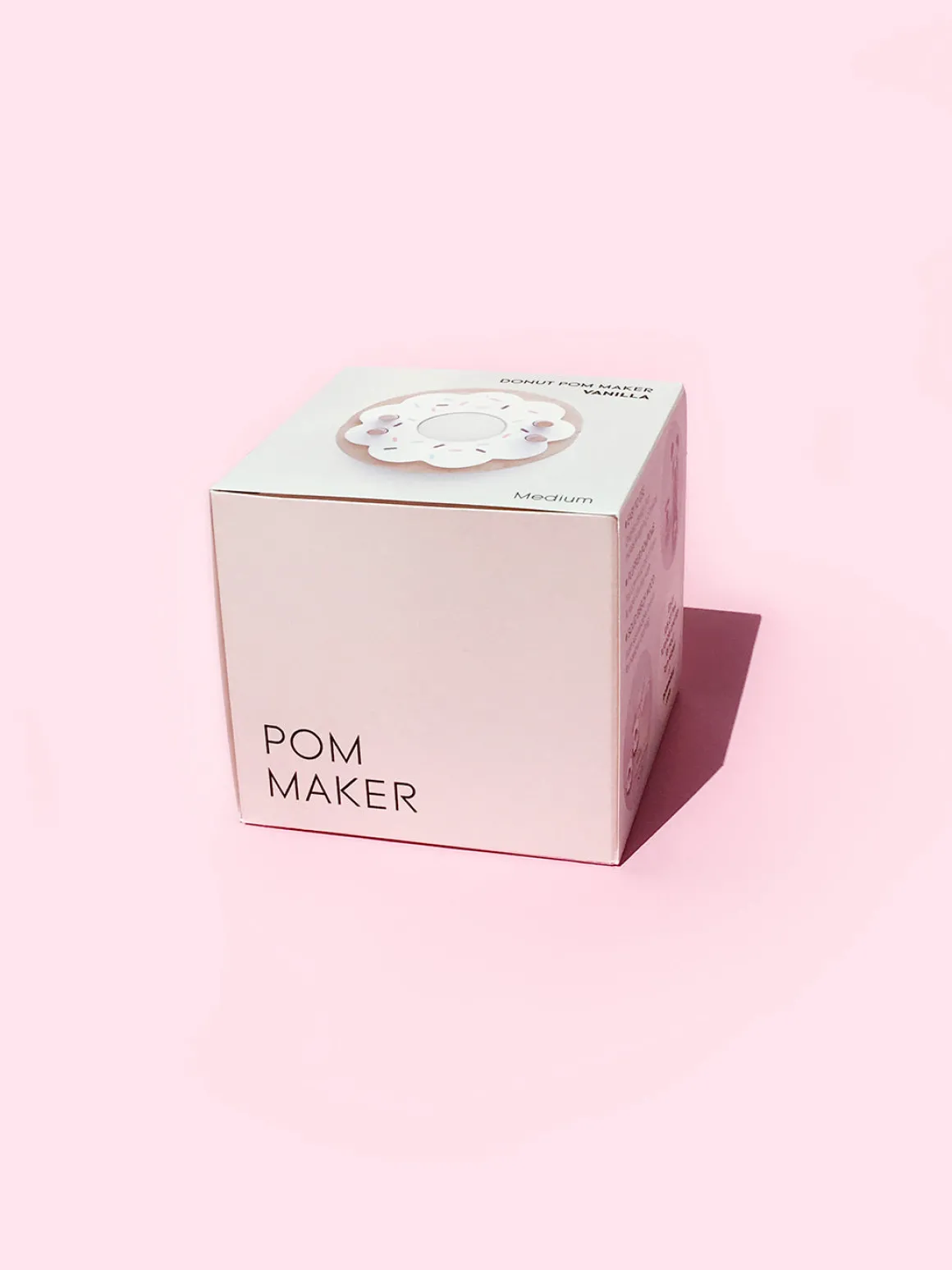 Donut Pom Maker (Medium Size) in Vanilla by Pom Maker