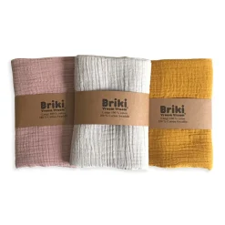 Double Gauze Muslin Swaddle OEKO-TEX® Cotton by Briki Vroom Vroom