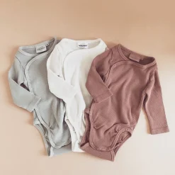 Double Ribbed Cotton Bodysuit | Blush